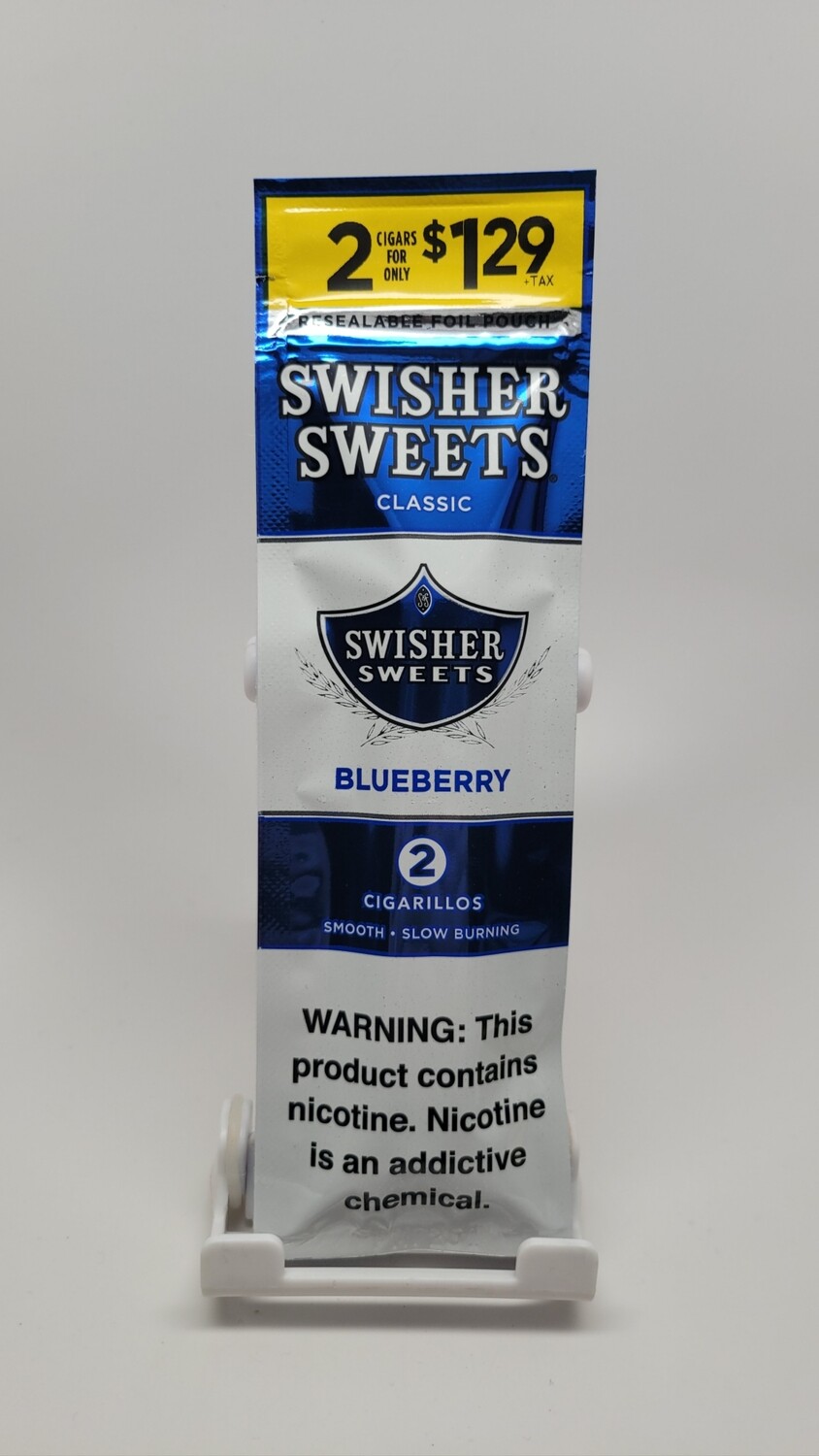 Swisher Sweets 2 Cigarillos Blueberry 