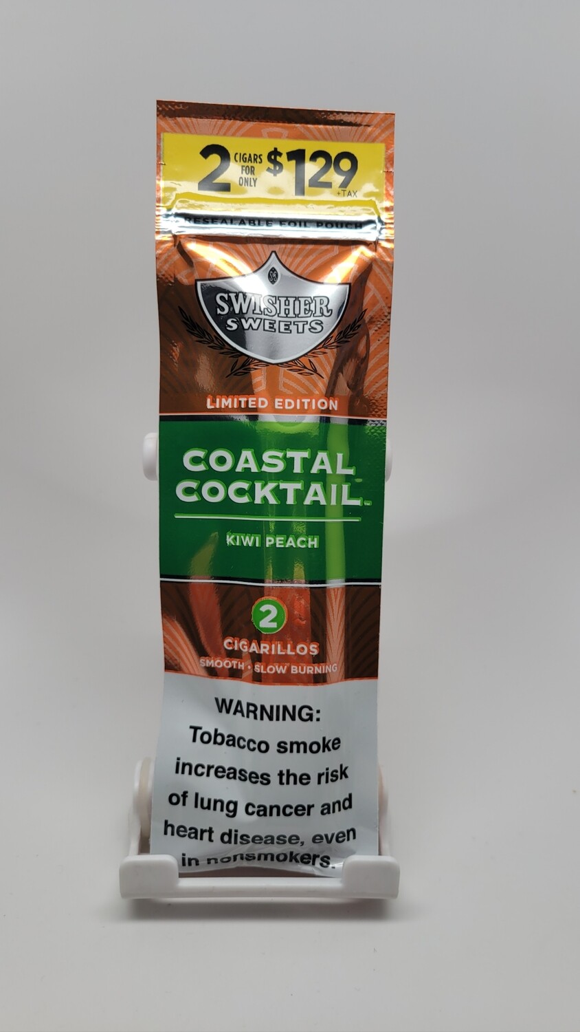 Swisher Sweets 2 Cigarillos Kiwi Peach 