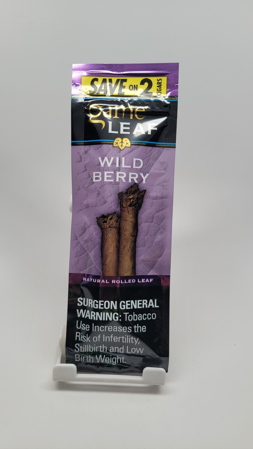 Game Leaf 2 natural rolled leaf Wild Berry 