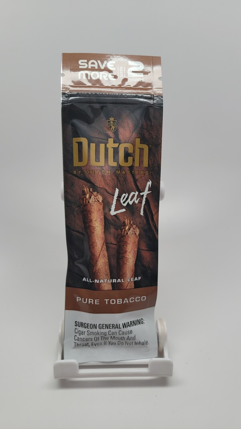 Dutch Leaf 2 cigars Pure Tobacco 