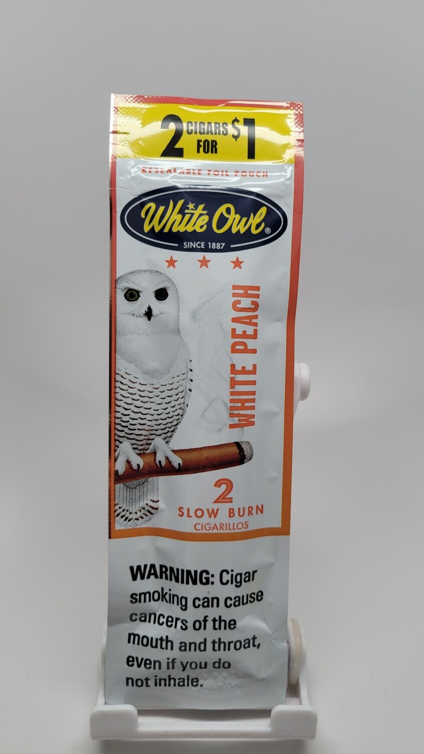 White Owl 2cigars White Peach