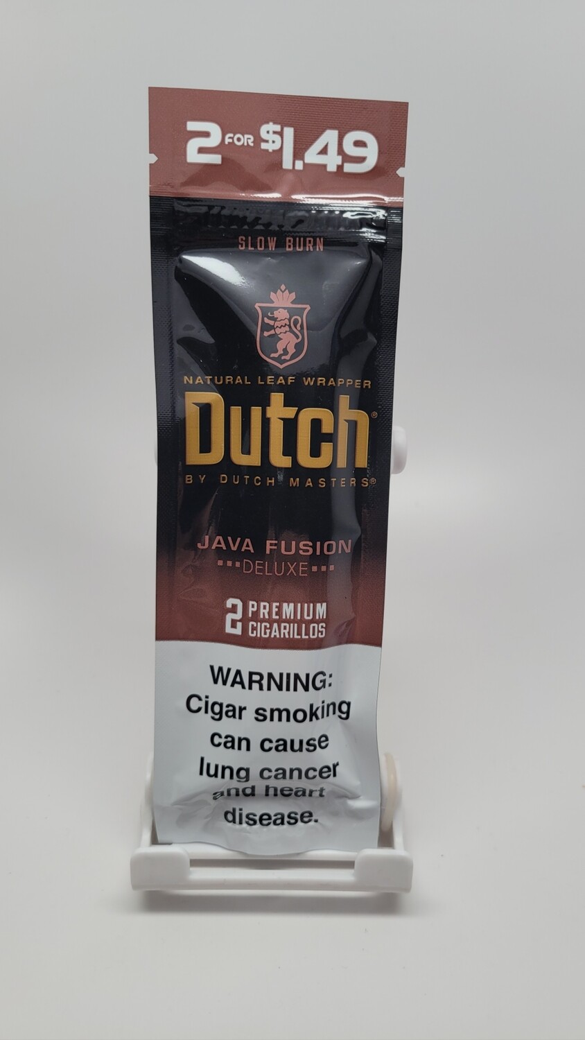 Dutch 2 premium cigarillos Java Fusion 
