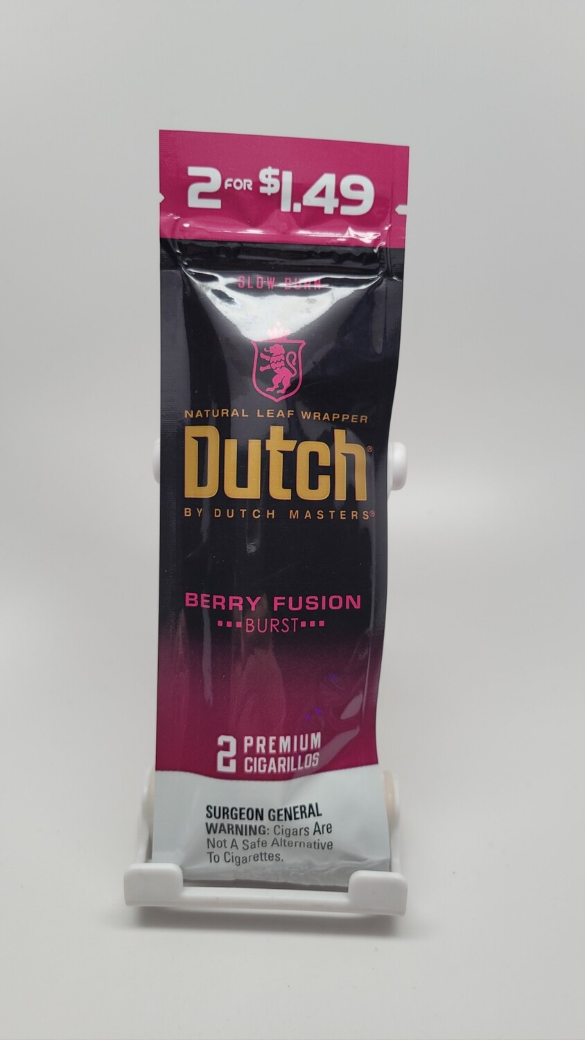 Dutch 2 premium cigarillos Berry Fusion 