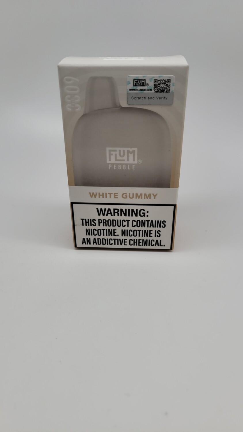 Flum Pebble White Gummy