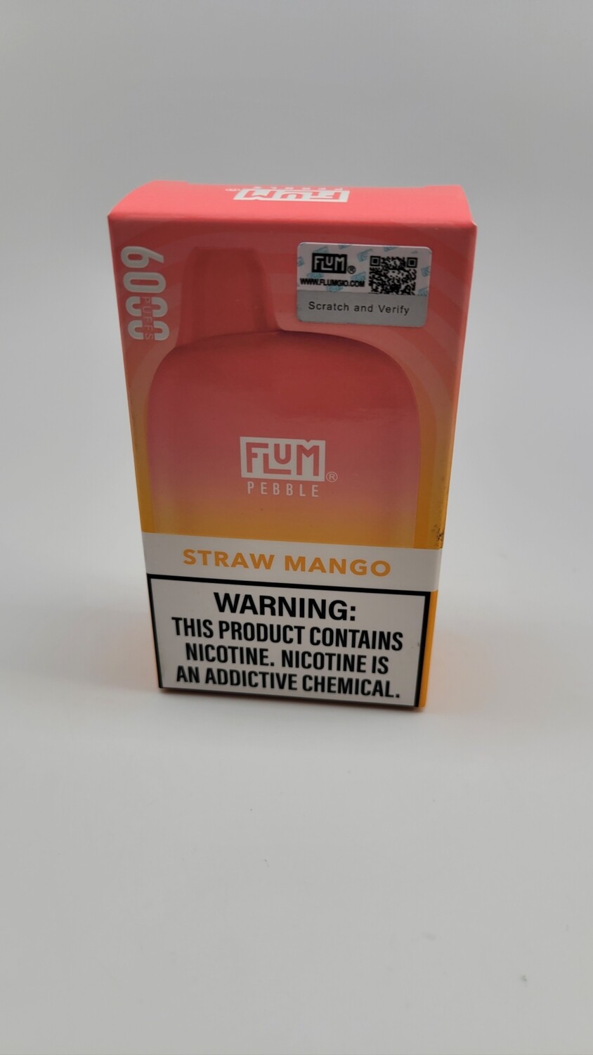 Flum Pebble Straw Mango
