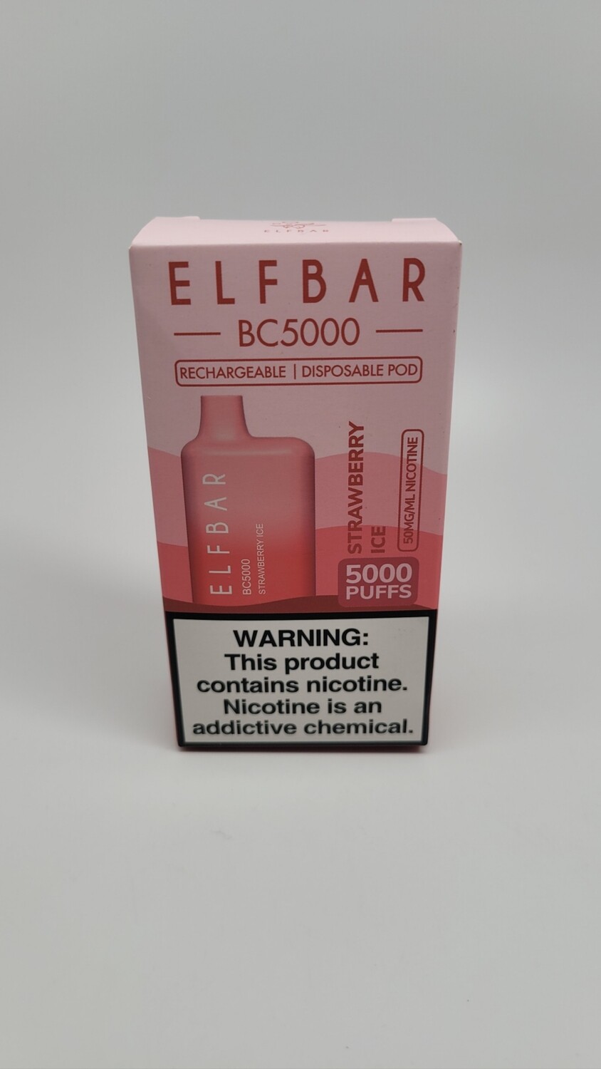 ElfBar BC5000 Disposable Strawberry ice