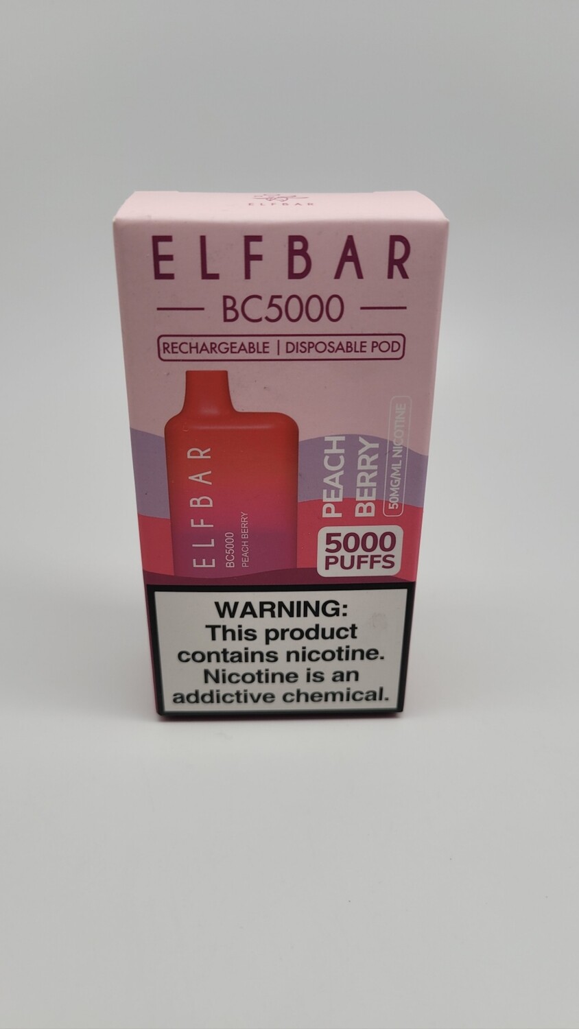 ElfBar BC5000 Disposable Peach Berry
