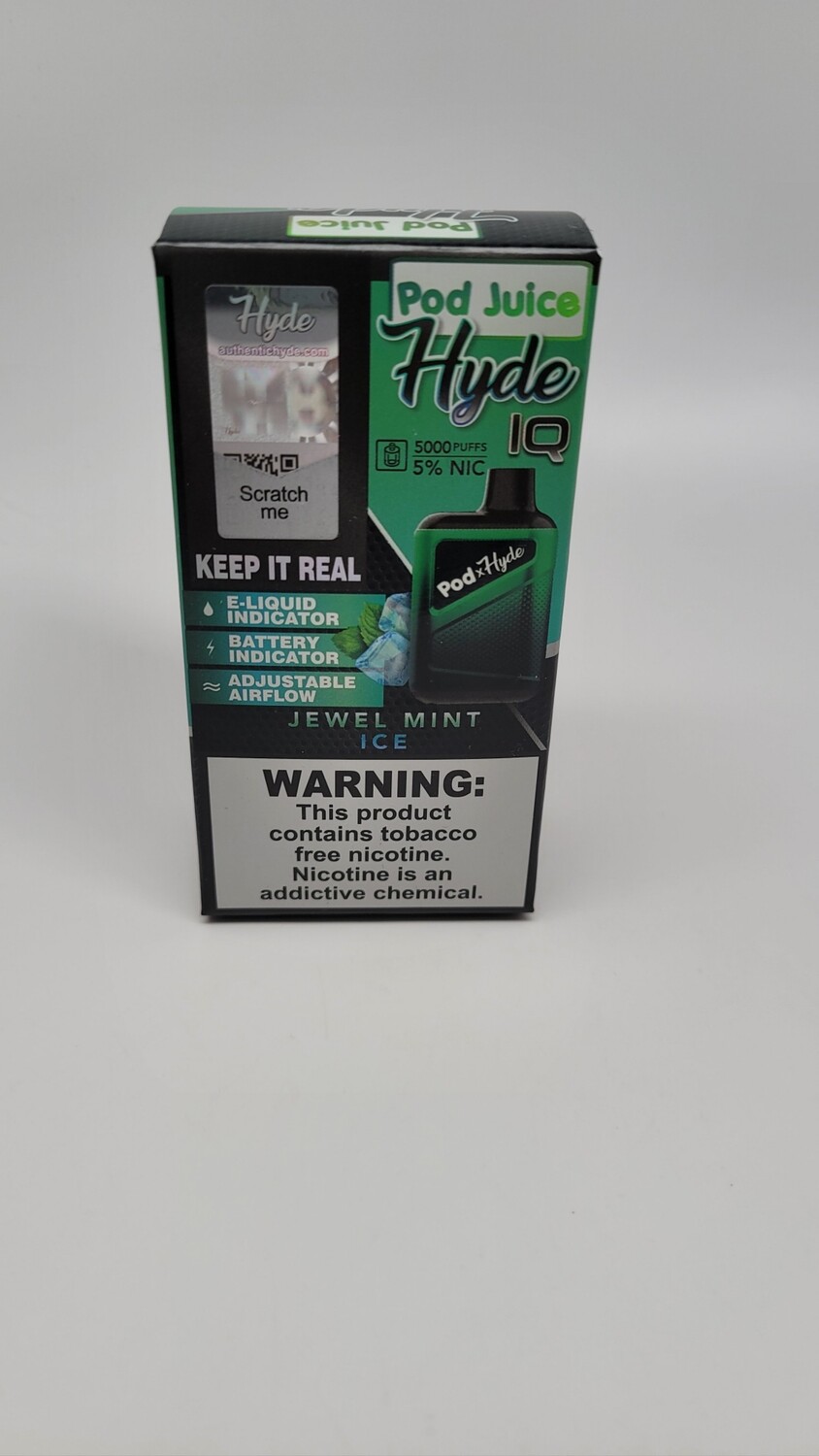 Pod Juice Hyde IQ Disposable Jewel Mint ice