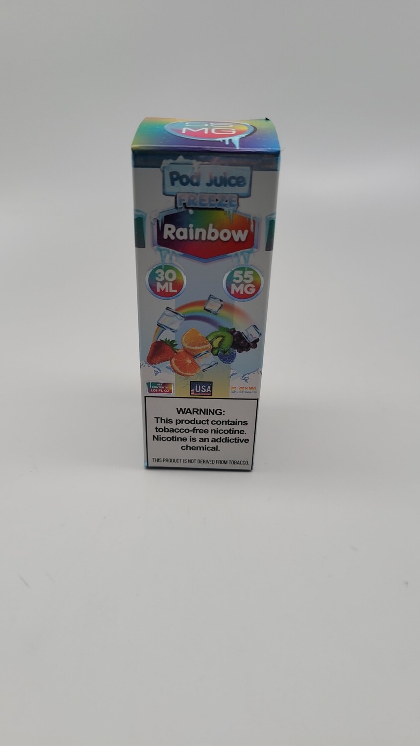 Pod Juice Salt 30ml Rainbow Freeze