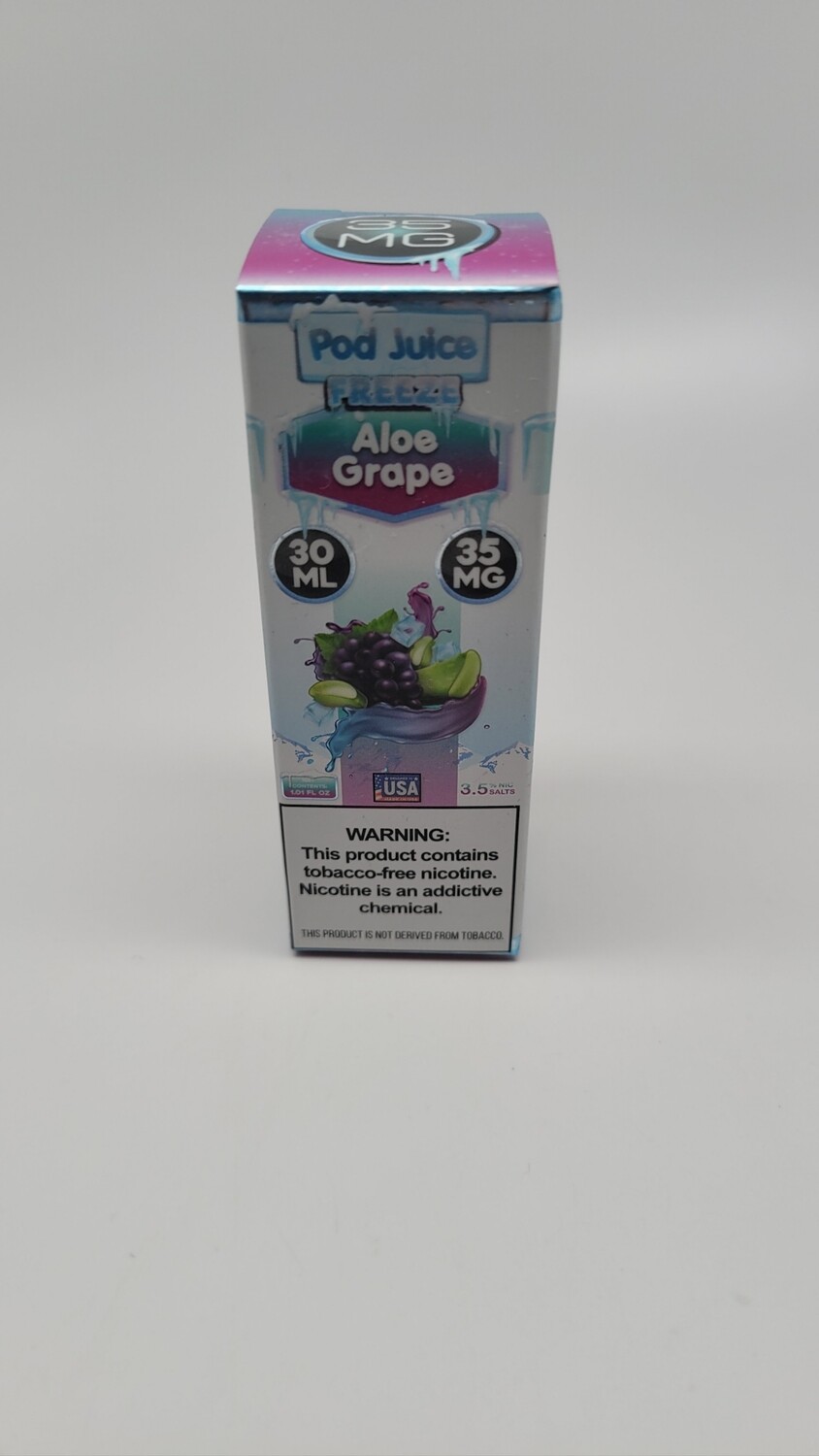 Pod Juice Salt 30ml Aloe Grape Freeze