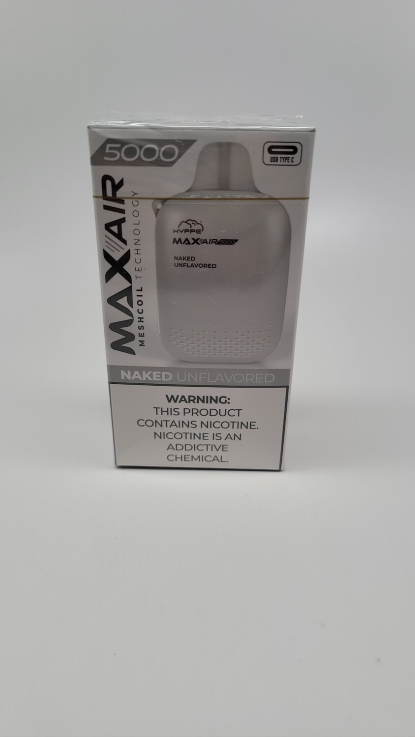 Hyppe Max Air 5000 Naked Unflavored