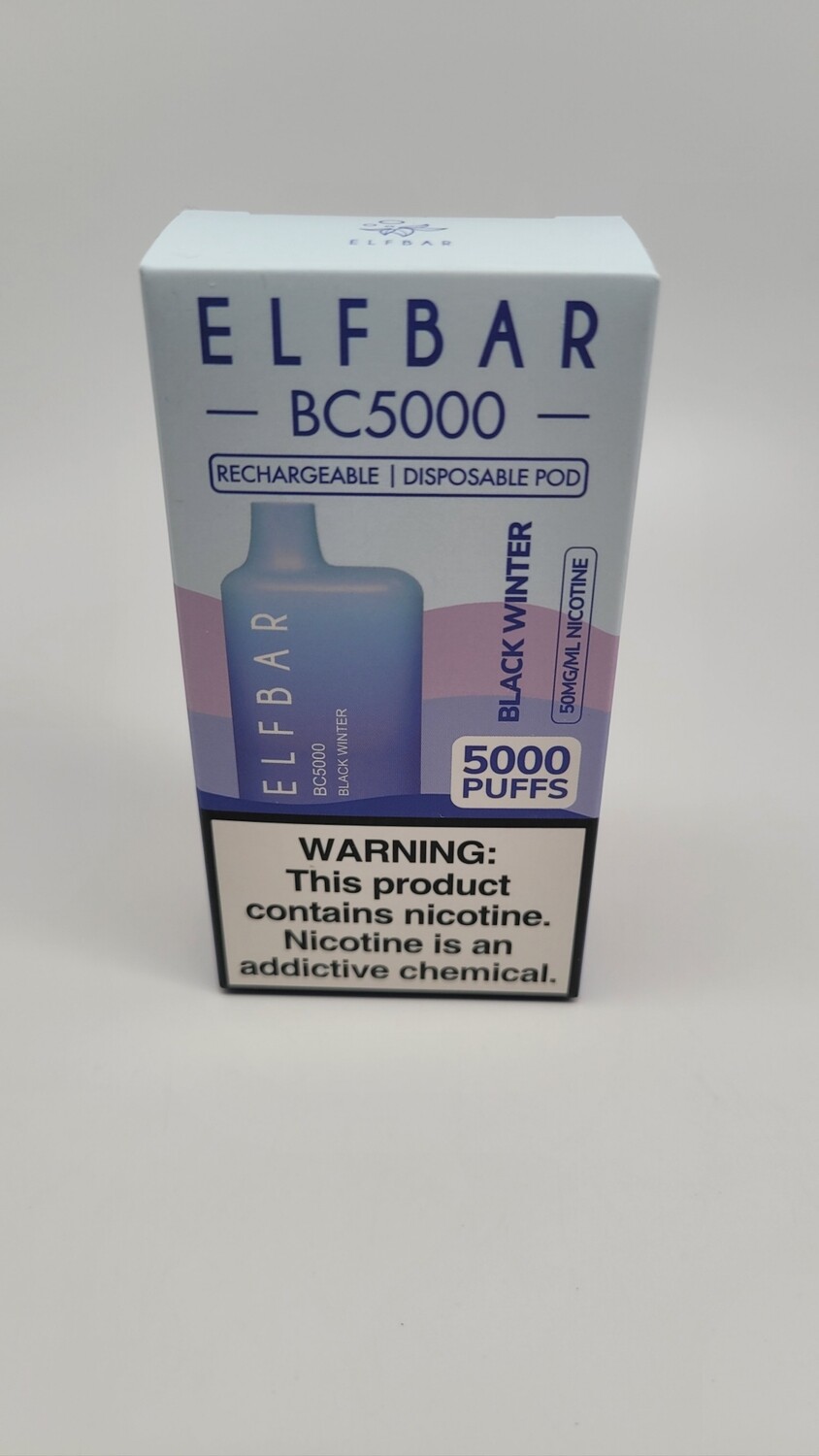 ElfBar BC5000 Disposable Black Winter