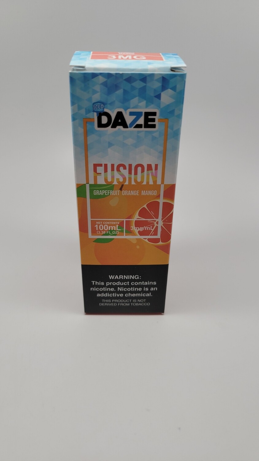 Daze Fusion 100ml  Grapefruit Orange Mango Iced