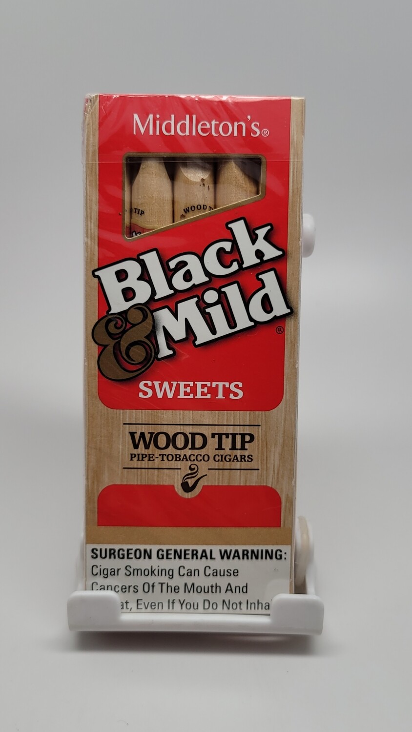 Black &amp; Mild Wood Tip 5 cigars Sweets