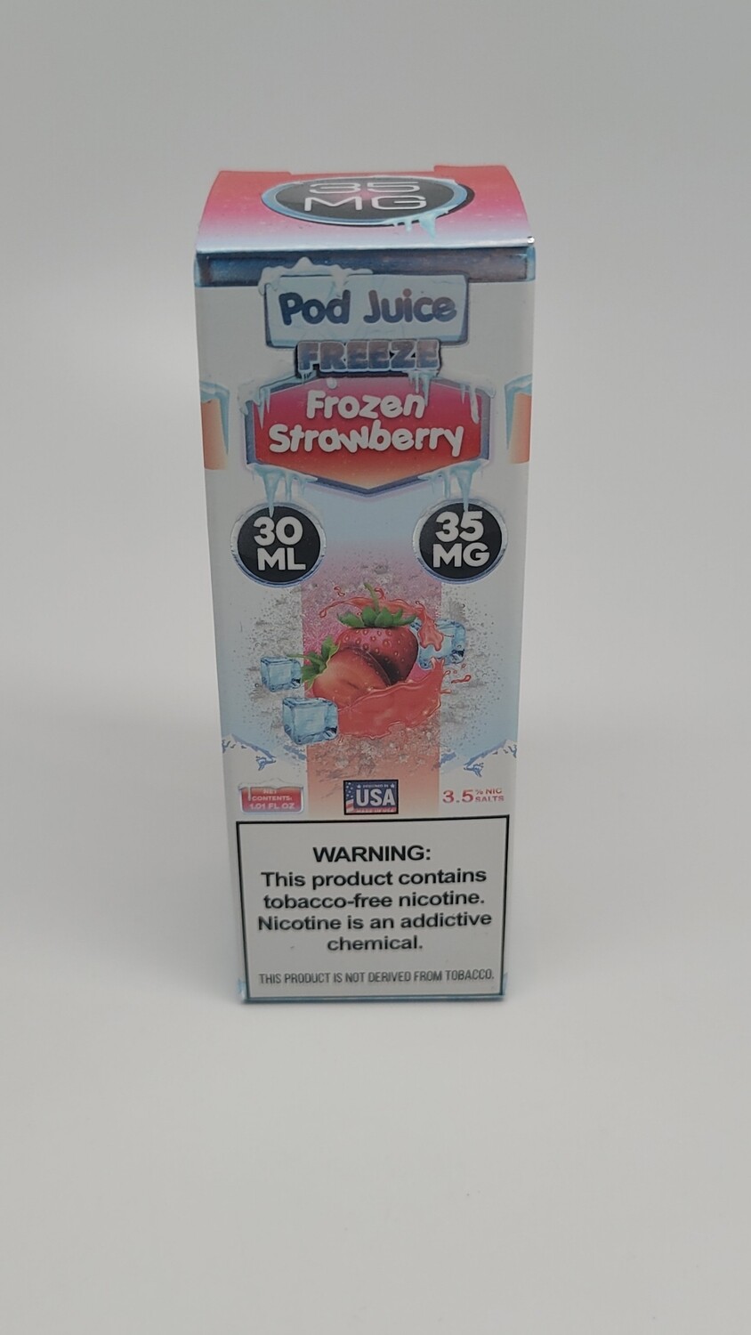 Pod Juice Salt 30ml Frozen Strawberry Freeze 