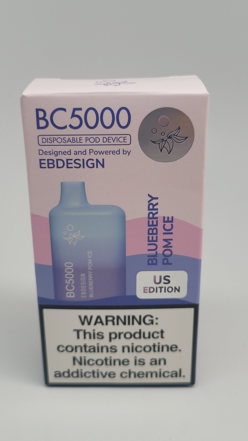 ElfBar BC5000 Disposable Blueberry Pom Ice