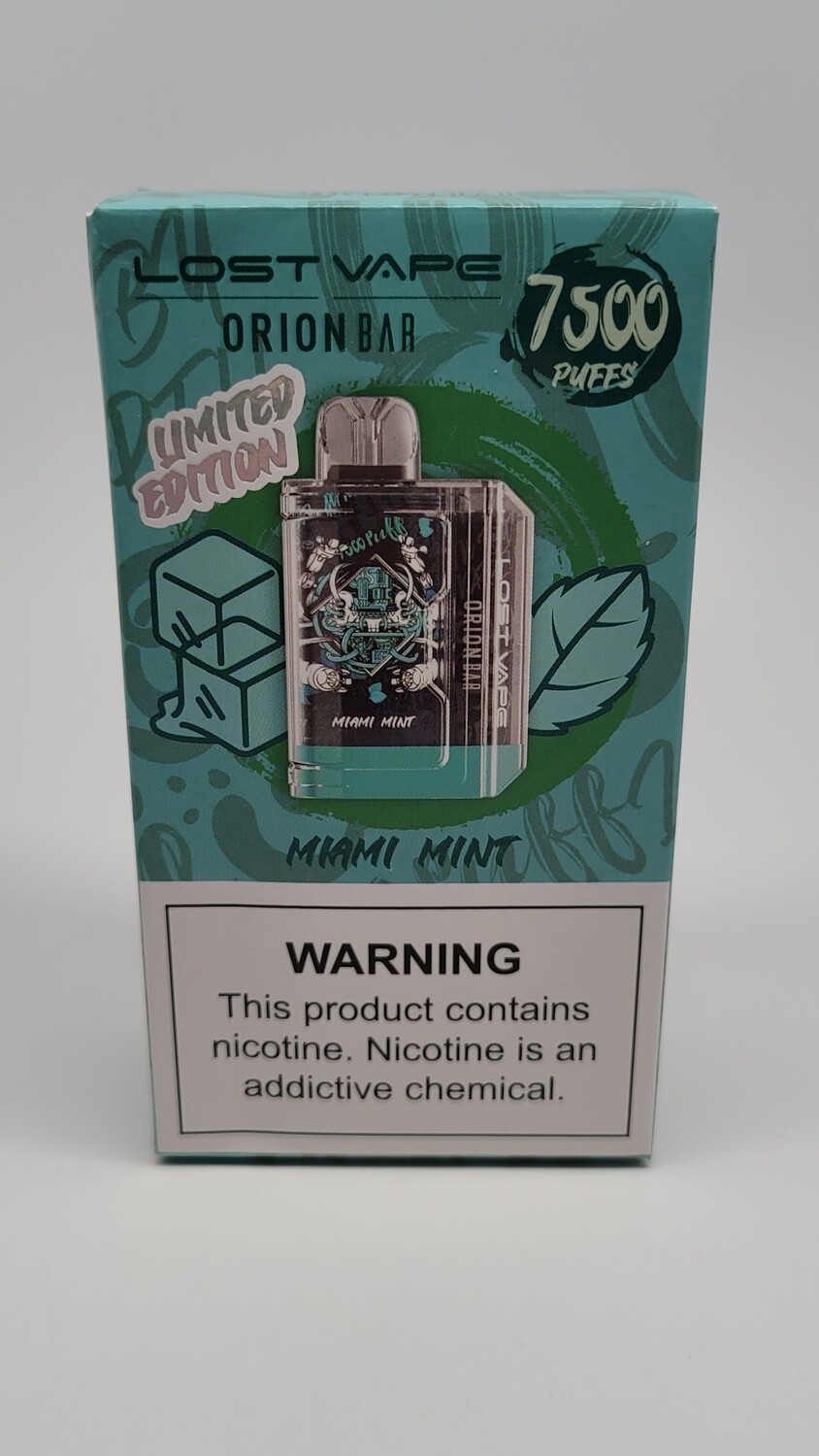 Orion Bar Disposable 7500puff Miami Mint