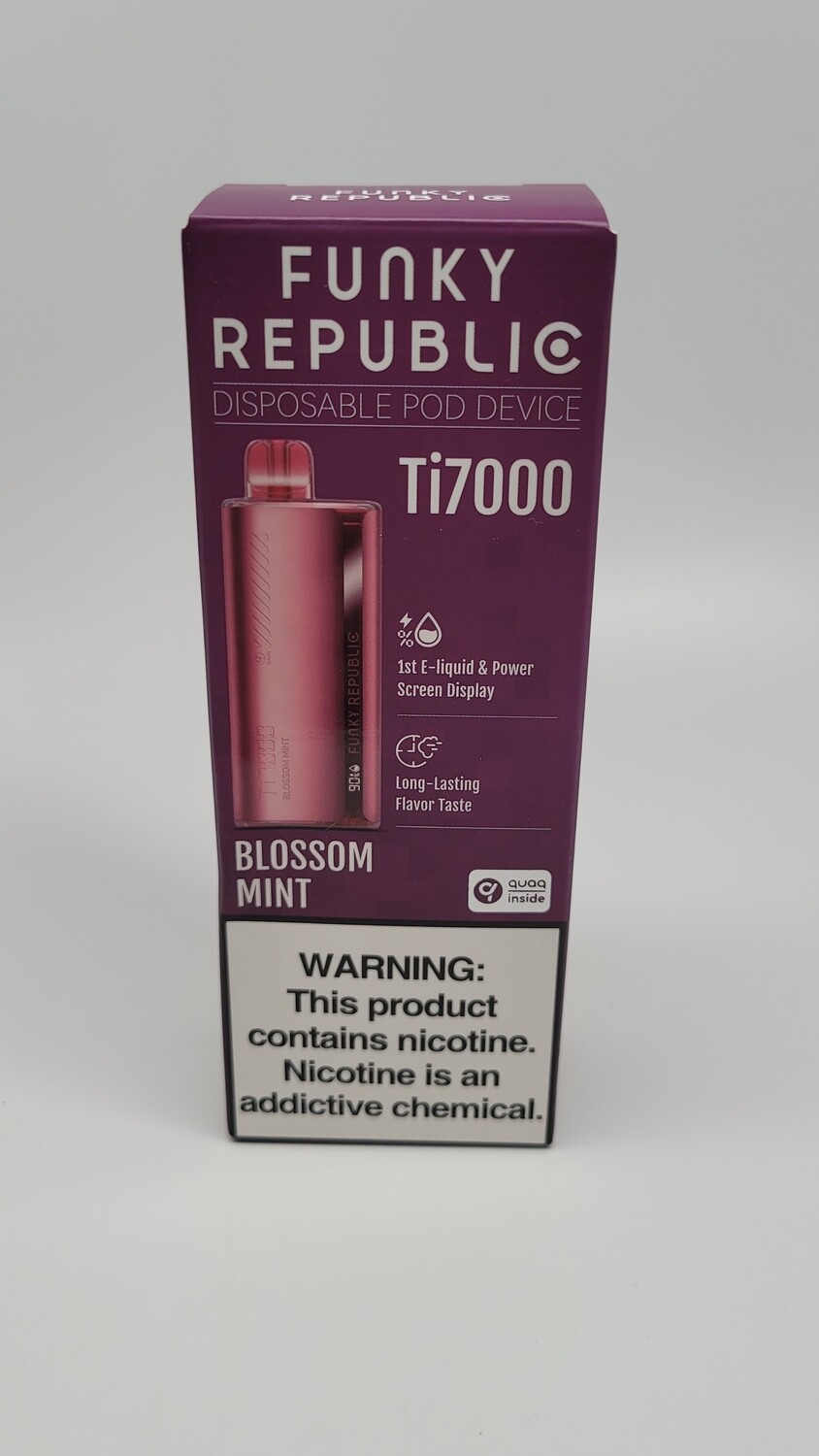Funky Republic Ti7000 Disposable Blossom Mint