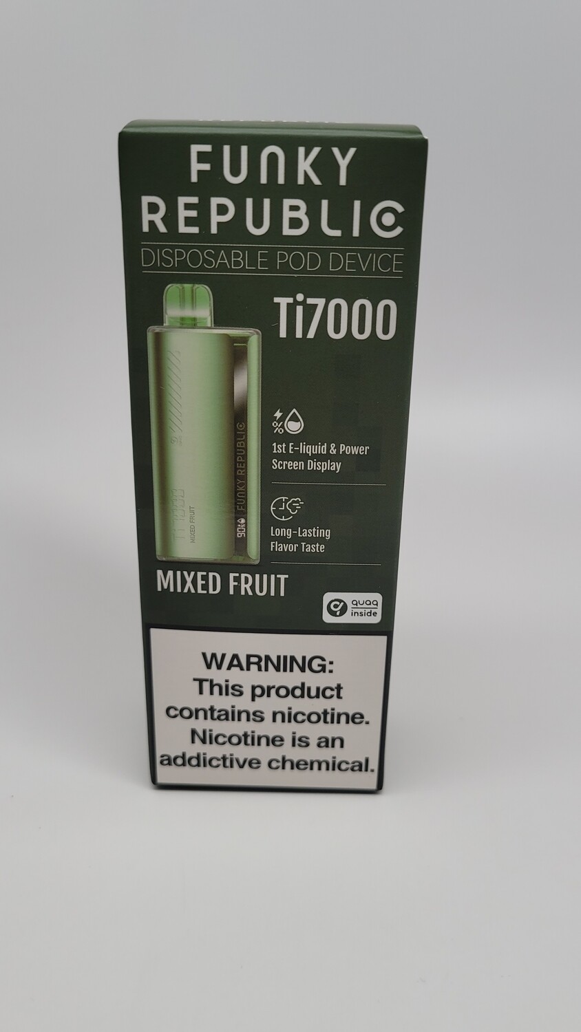 Funky Republic Ti7000 Disposable Mixed Fruit