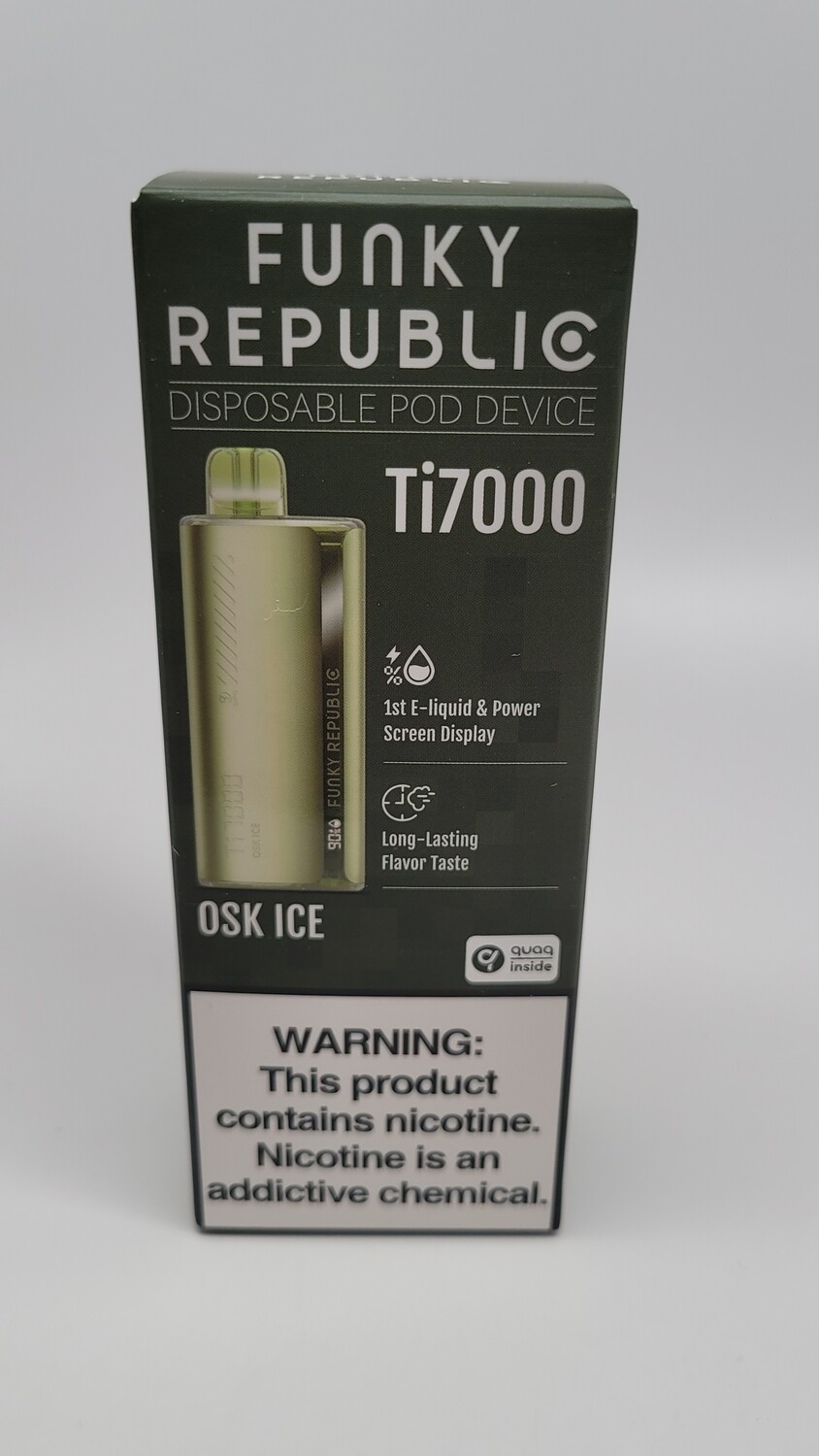 Funky Republic Ti7000 Disposable Osk Ice