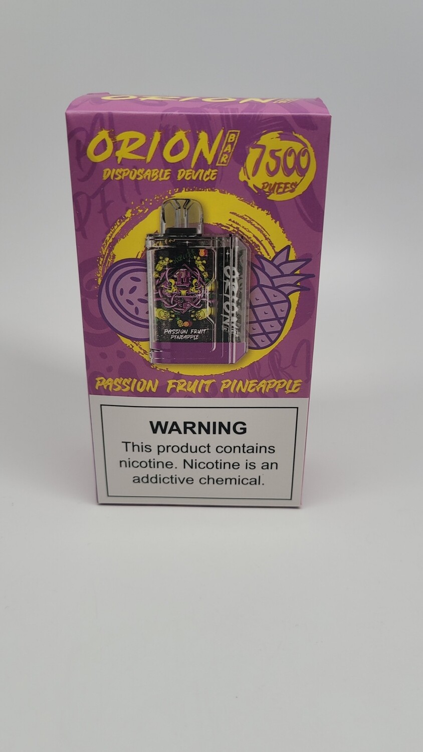 Orion Bar Disposable 7500puff Passionfruit Pineapple