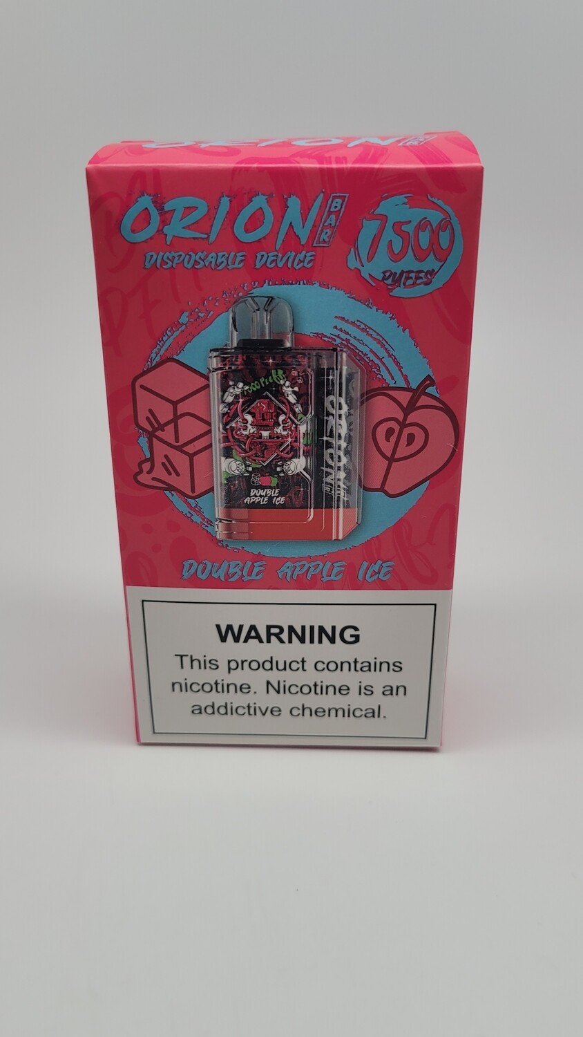 Orion Bar Disposable 7500puff Double Apple Ice