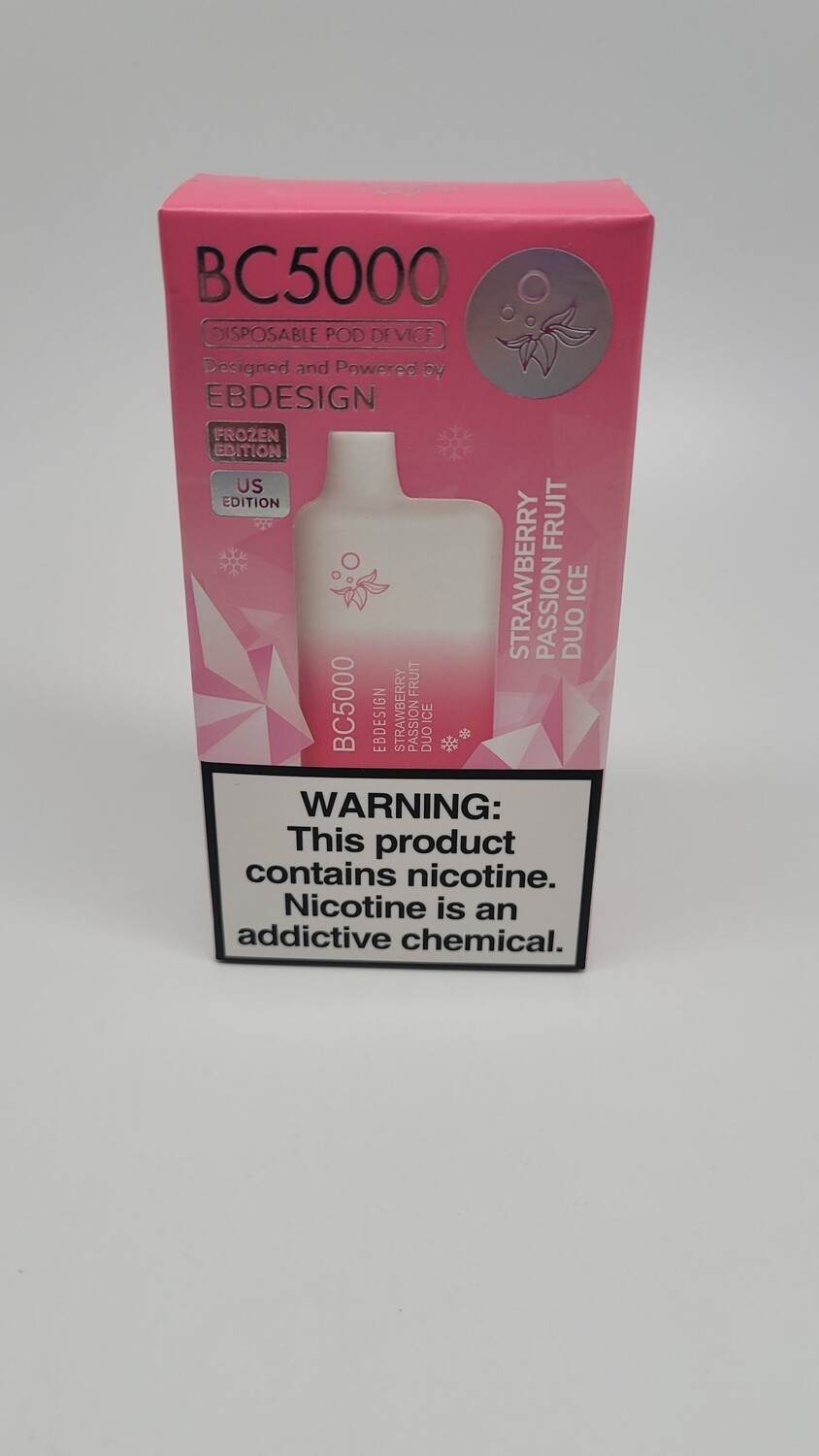 ElfBar BC5000 Disposable Strawberry Passionfruit Duo Ice