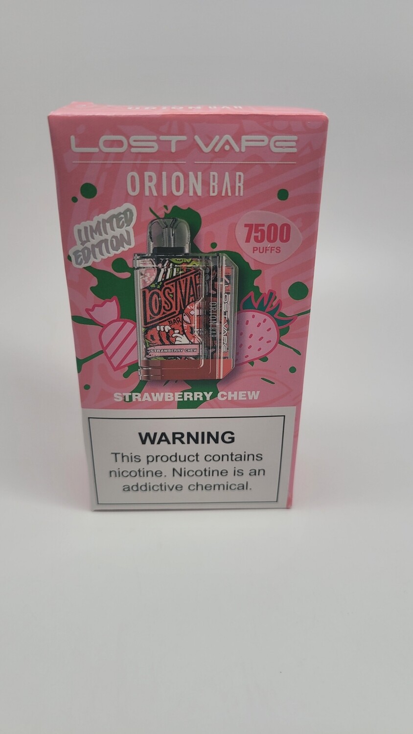 Orion Bar Disposable 7500puff Strawberry Chew