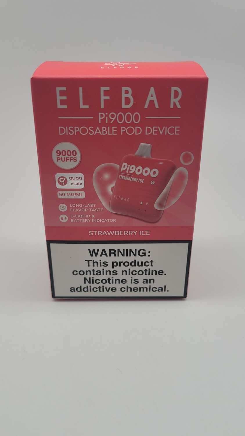 ElfBar Pi9000 Disposable Strawberry Ice