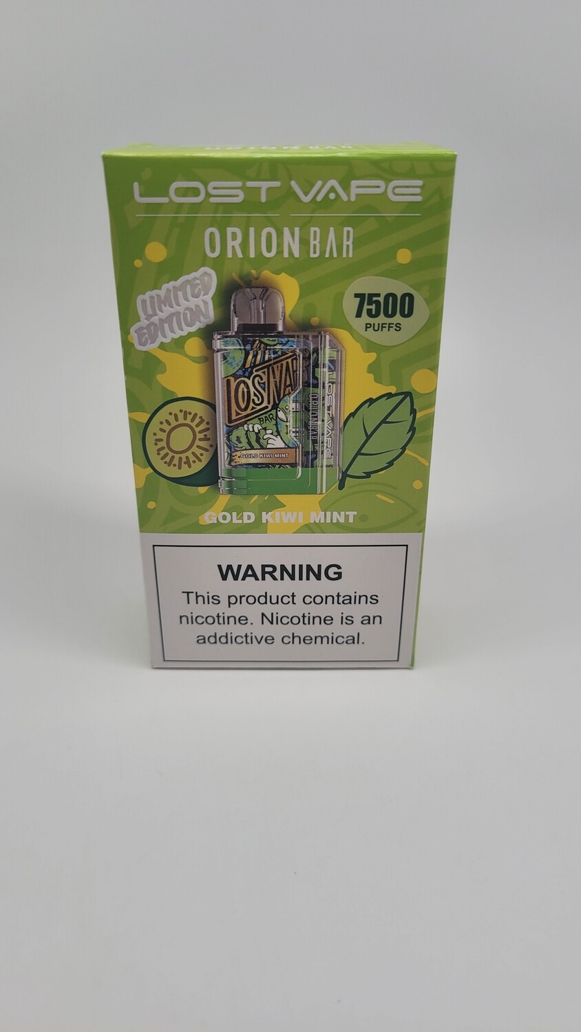 Orion Bar Disposable 7500puff Gold Kiwi Mint