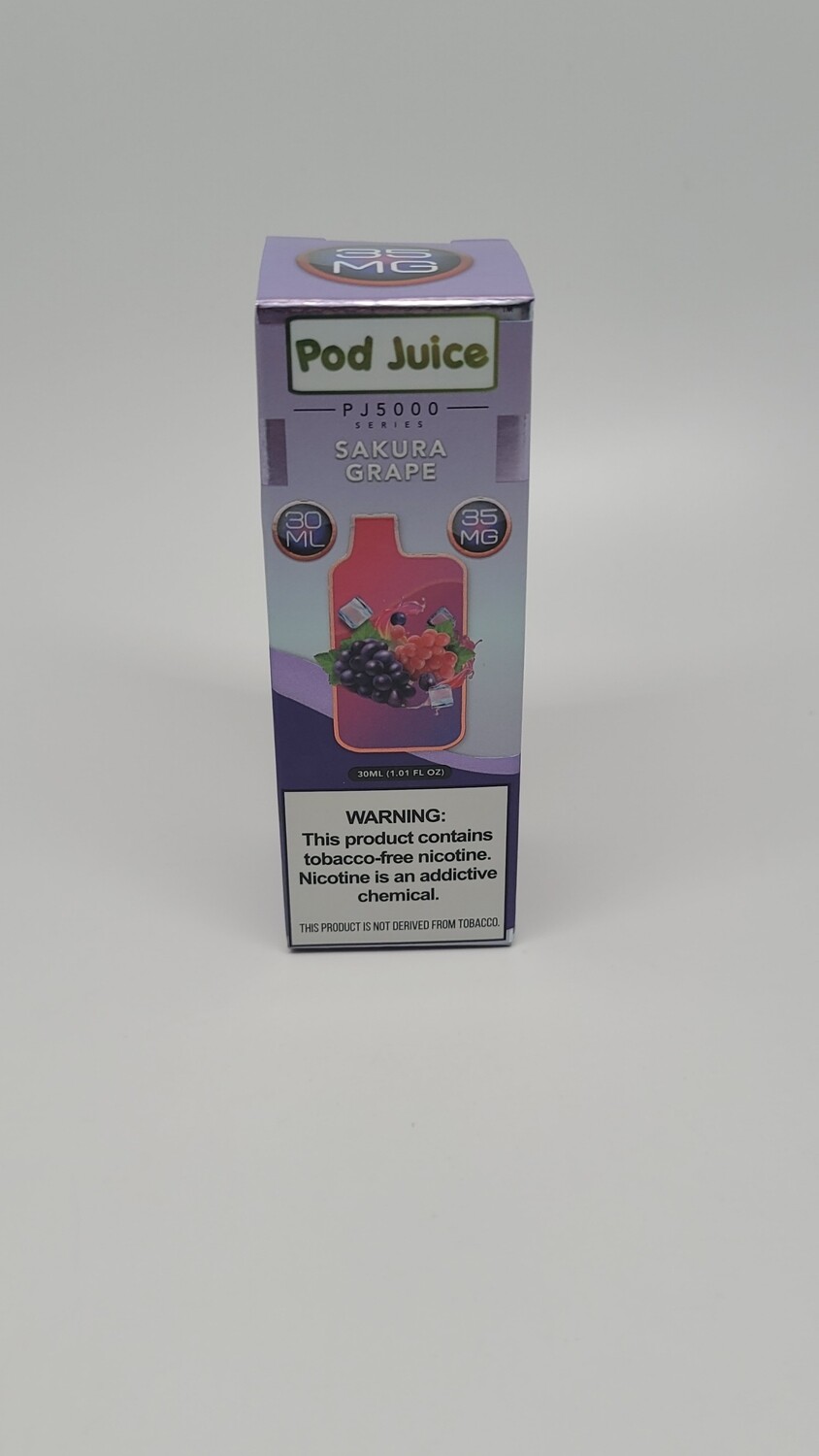 Pod Juice Salt 30ml Sakura Grape