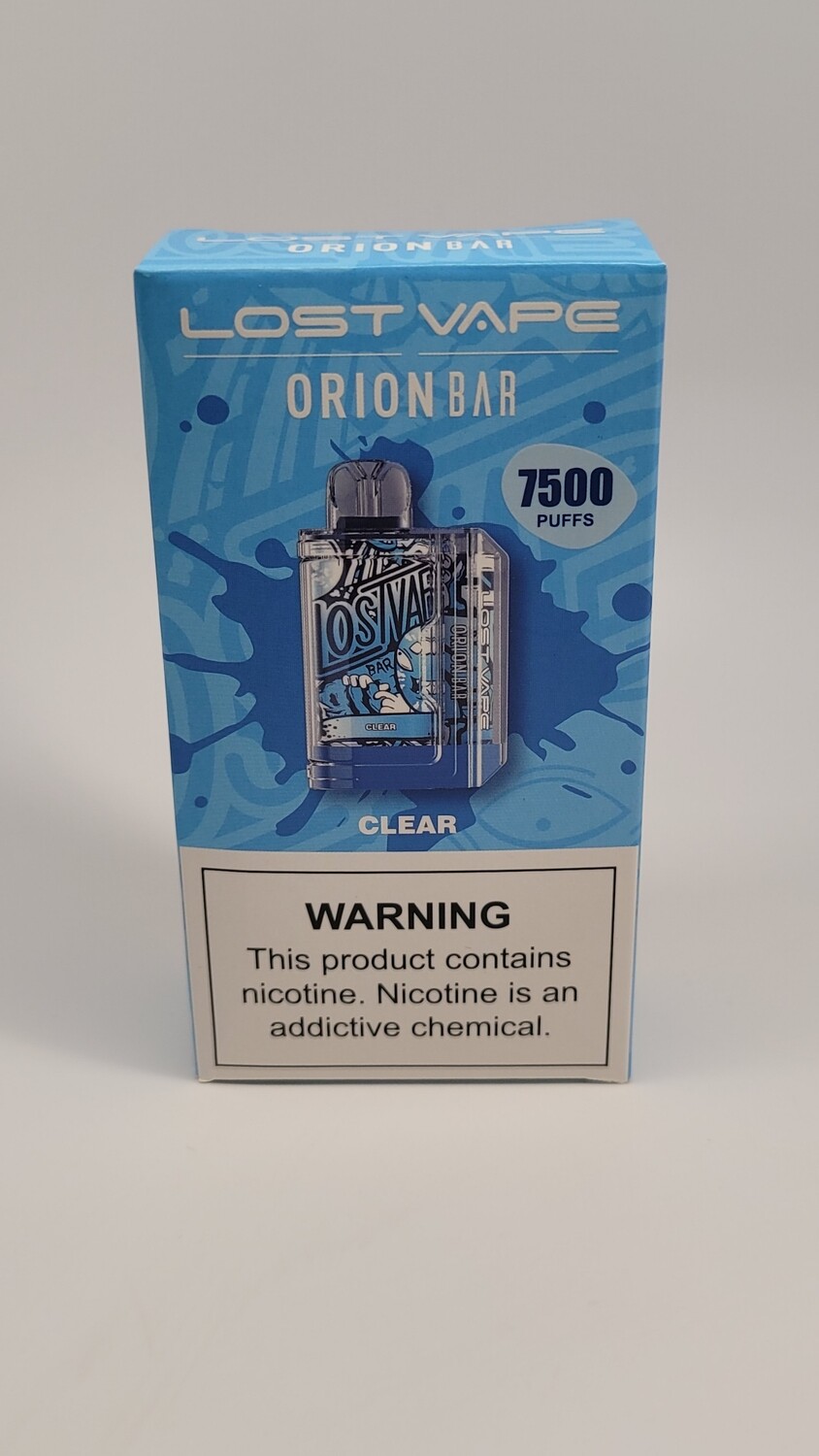 Orion Bar Disposable 7500puff Clear