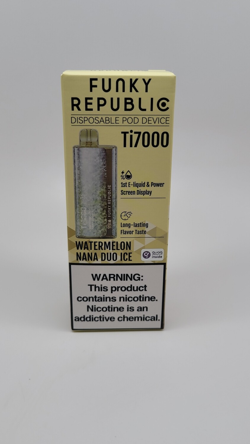 Funky Republic Ti7000 Disposable Watermelon Nana Duo Ice