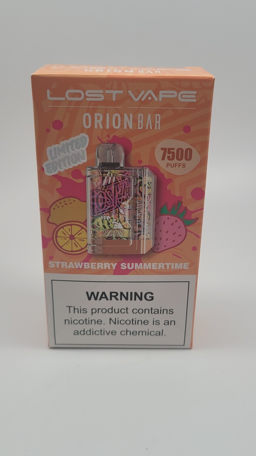 Orion Bar Disposable 7500puff Strawberry Summertime