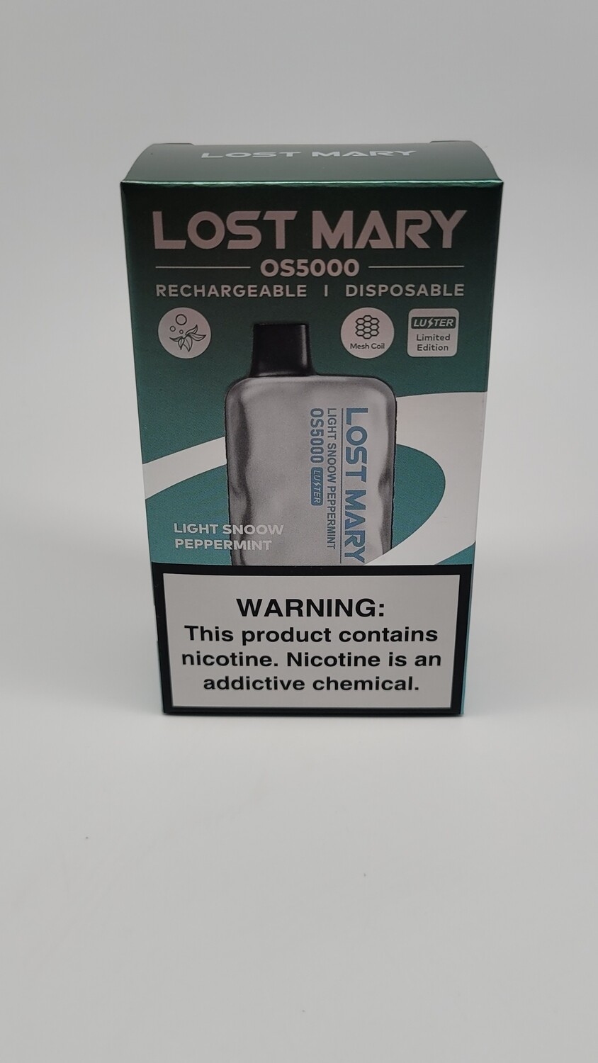 ElfBar Lost Mary Light Snoow Peppermint
