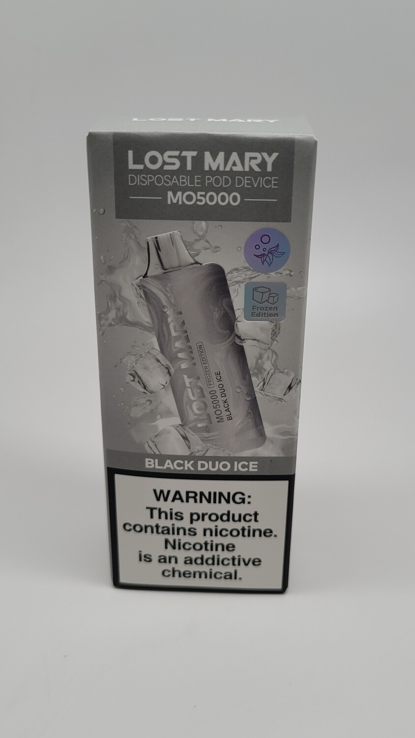 Elfbar Lost Mary M05000  Disposable Black Duo Ice