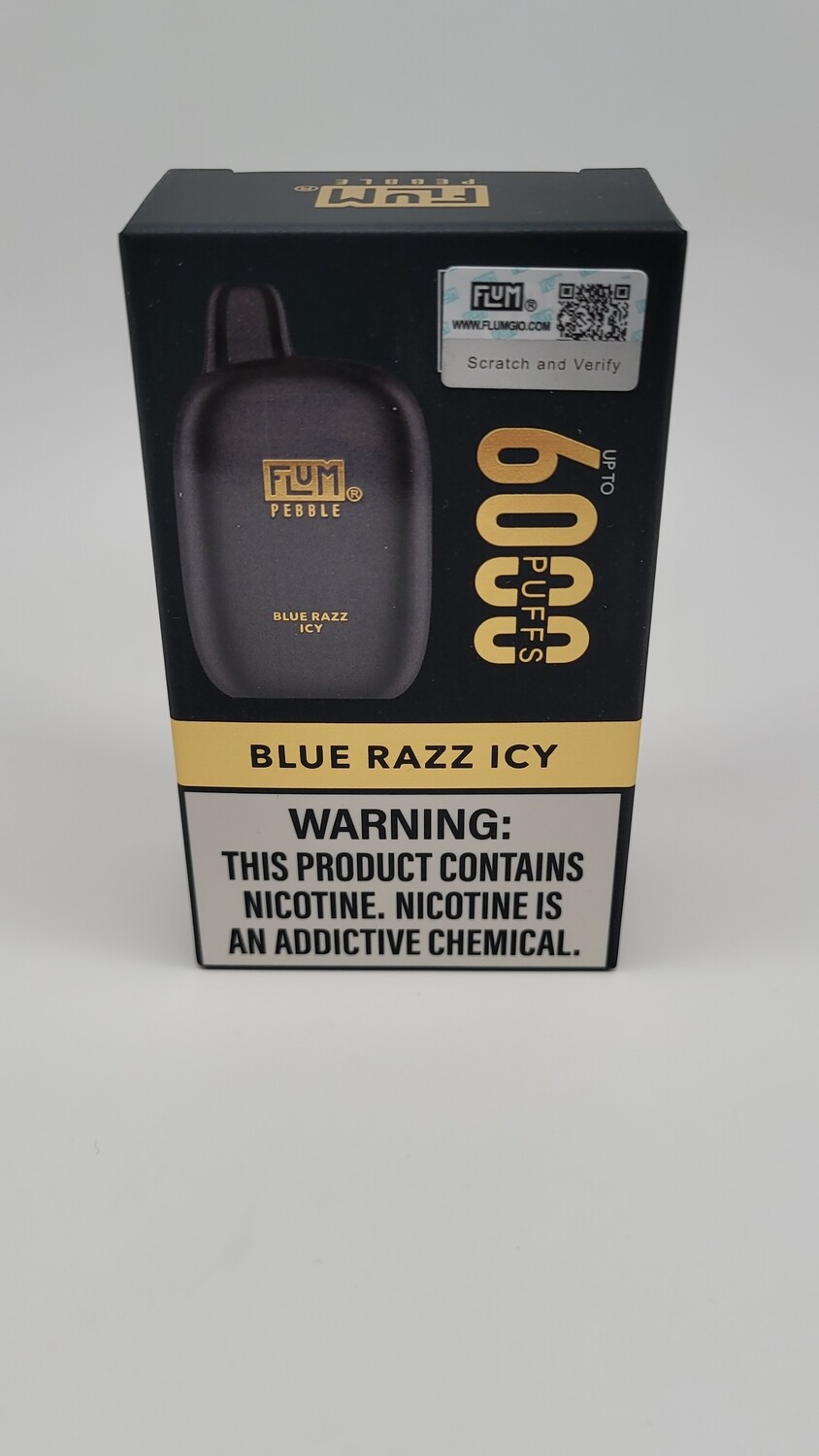 Flum Pebble Blue Razz Icy