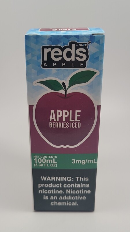 Daze Reds Apple 100ml Apple Berries Iced