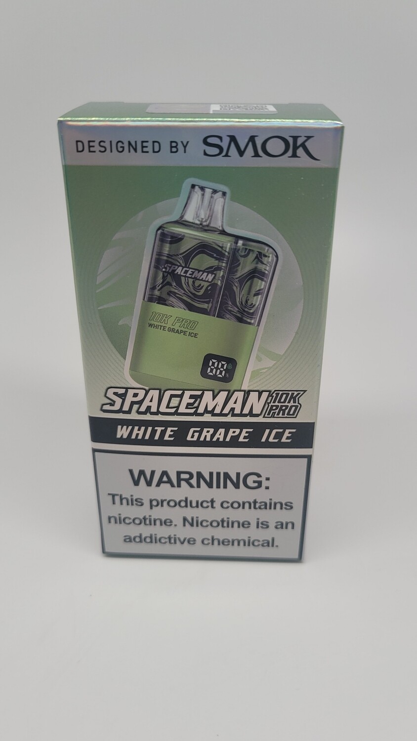 Smok Spaceman 10k Disposable White Grape Ice