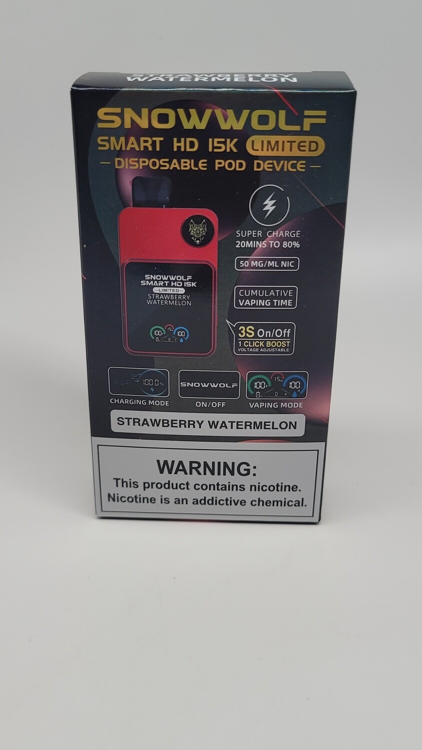 SnowWolf Smart HD 15K Strawberry Watermelon