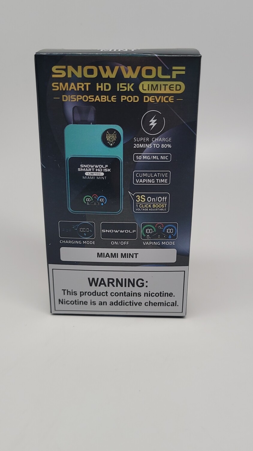 SnowWolf Smart HD 15K Miami Mint