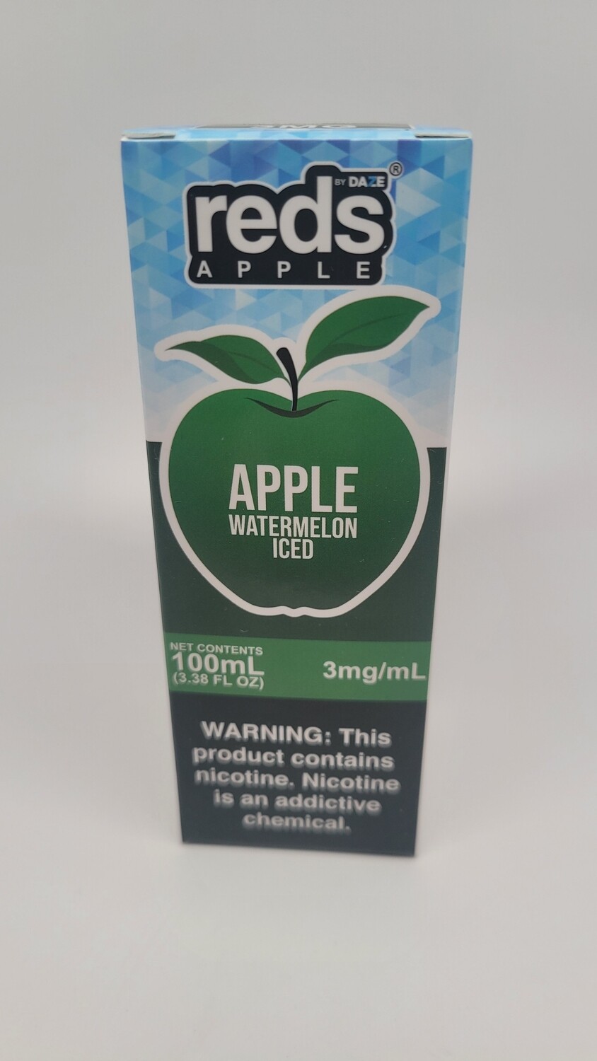 Daze Reds Apple 100ml Apple Watermelon Iced