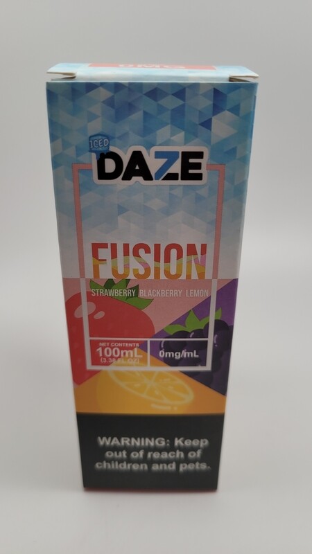 Daze Fusion 100ml  Strawberry Blackberry Lemon  Iced