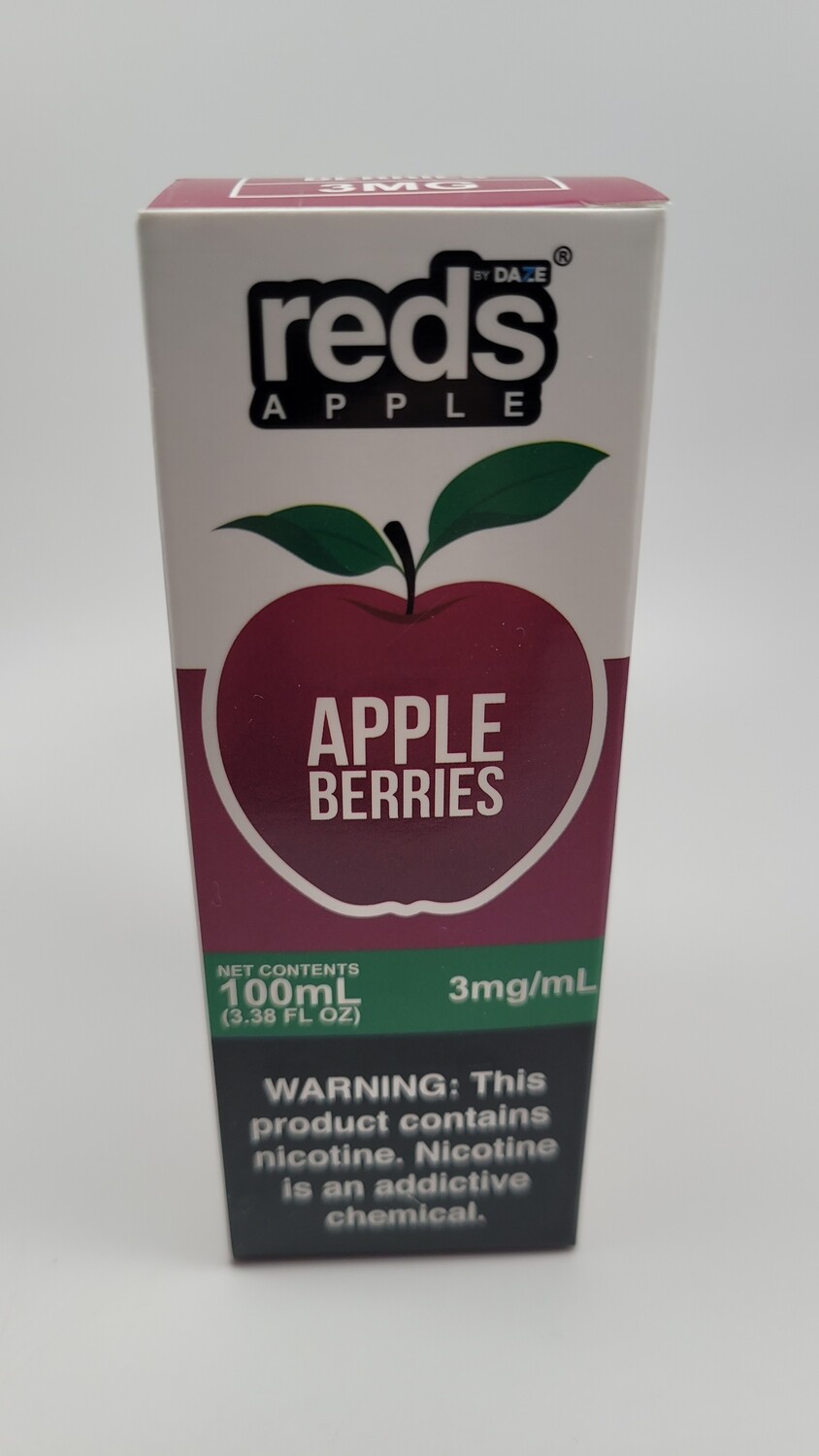 Daze Reds Apple 100ml Apple Berries