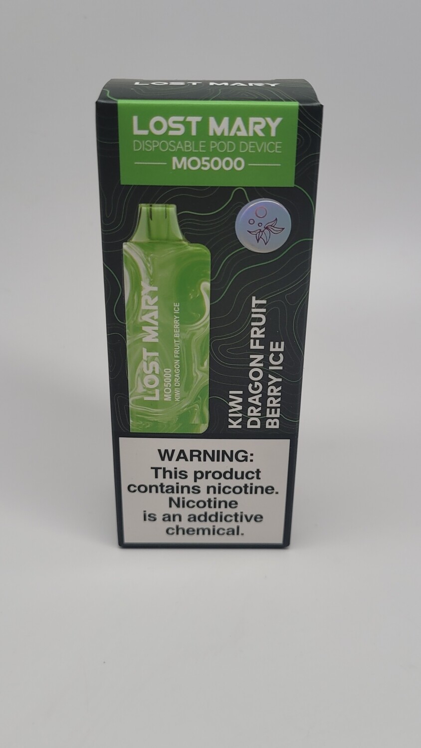 Elfbar Lost Mary M05000  Disposable Kiwi Dragon Fruit Berry Ice