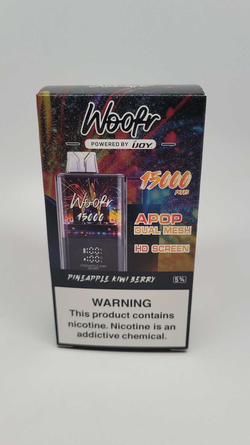 Woofr 15000 Disposable Pineapple Kiwi Berry
