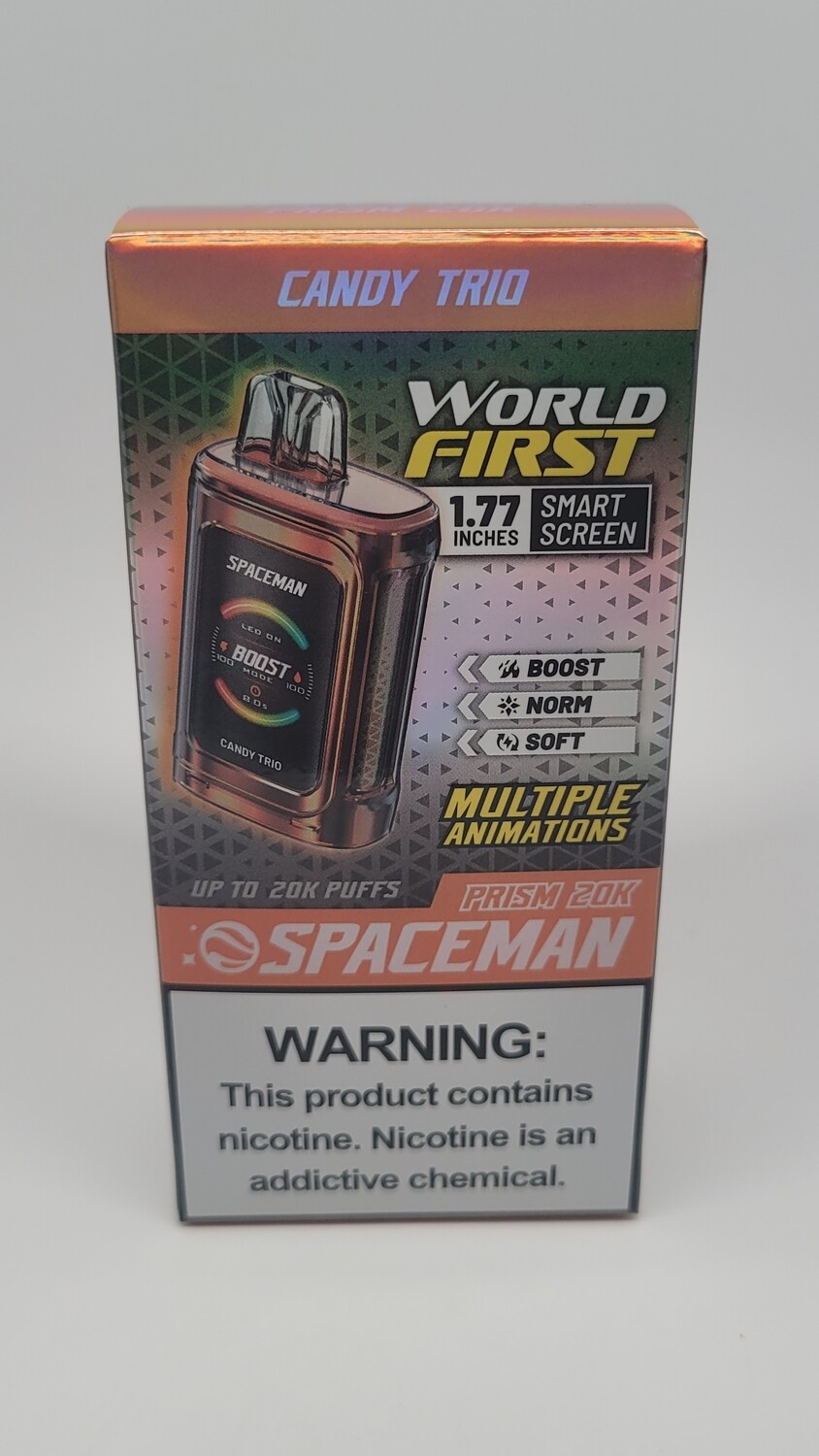 Spaceman Prism 20K Disposable Candy Trio