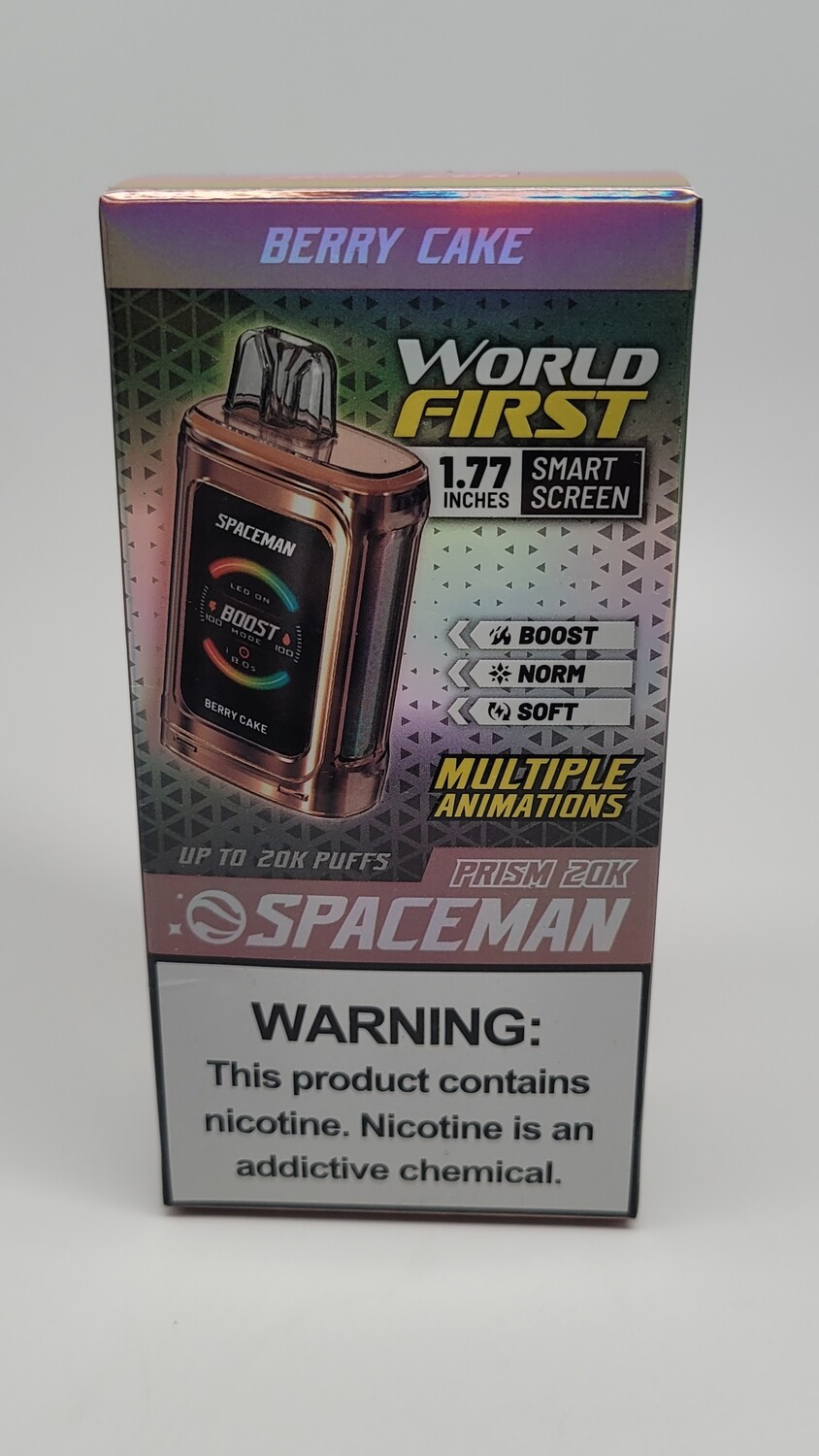 Spaceman Prism 20K Disposable Berry Cake