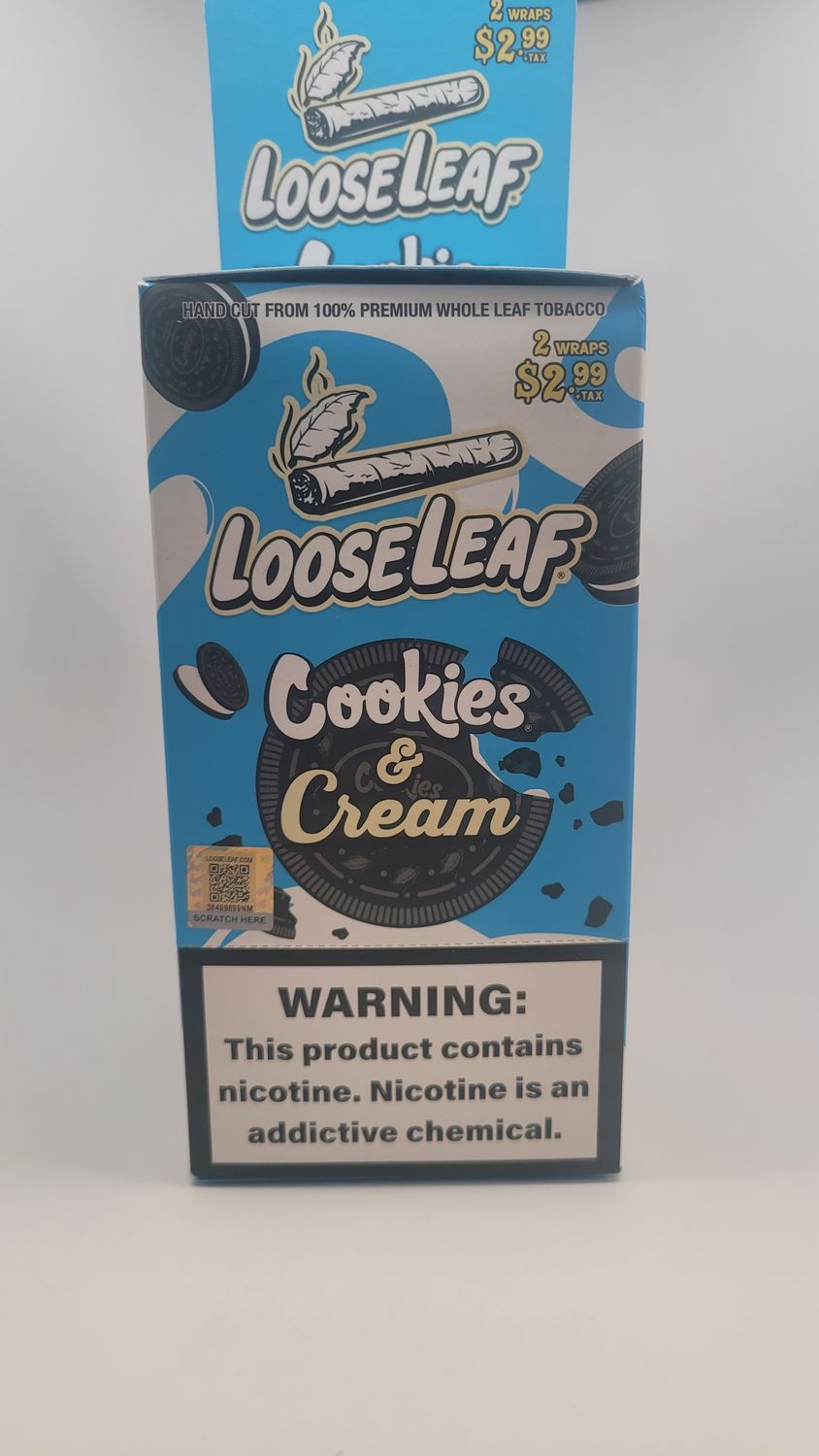 Loose Leaf 2pk wraps Cookies &amp; Cream