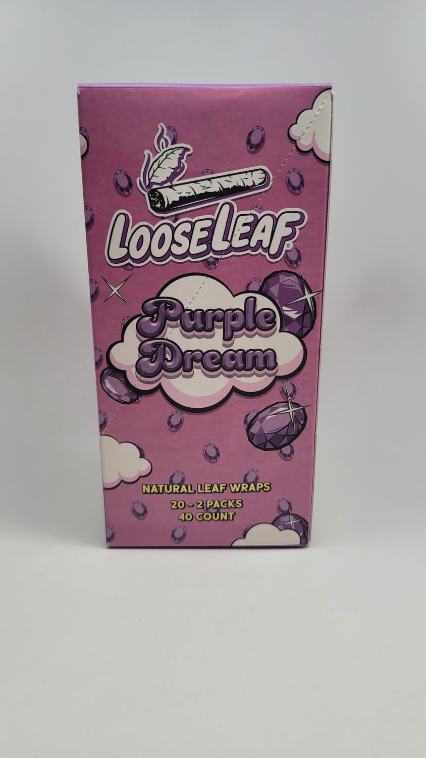 Loose Leaf 2pk wraps Purple Dream 